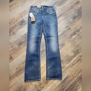Women's Silver Suki boot cut jeans size 28 waist
